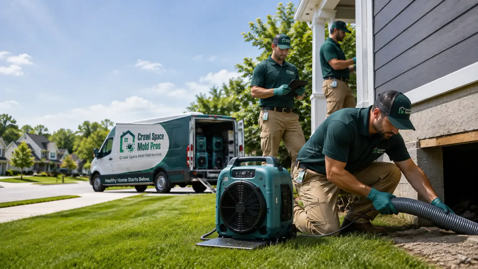 Crawl Space Mold Removal in Salineville, OH